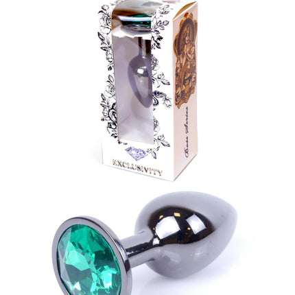 Bossoftoys - 64-00033 - Plug - Dark Silver - Anal - Green