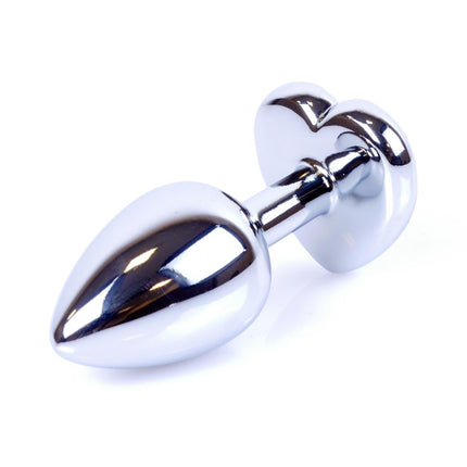 Bossoftoys Silver Plug Rode steen - lengte 7 cm dia 2,7 cm - 26-00093 - kleurdoos