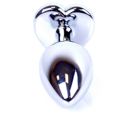 Bossoftoys Silver Plug Rode steen - lengte 7 cm dia 2,7 cm - 26-00093 - kleurdoos