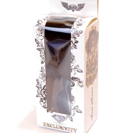 Bossoftoys - 64-00101 - Purple Silicone Anal Plug with bunny tail Purple - length 6,5 cm - dia 2,7 cm - colour window box
