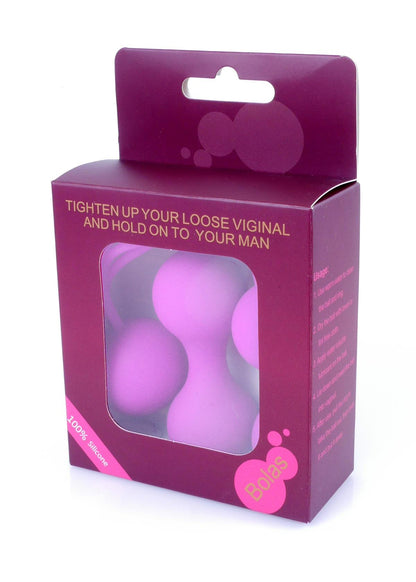 Bossoftoys - 64-00103 - Silicone kegal ball set  - 3 different styles - Pink