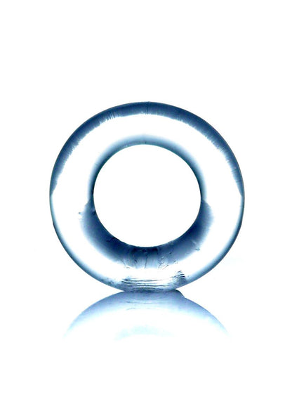 Bossoftoys - 67-00003 - Cockring Flexible - Clear/ Transparant - Outerring dia 4 cm - Innerring dia 2 cm - strong colour blister