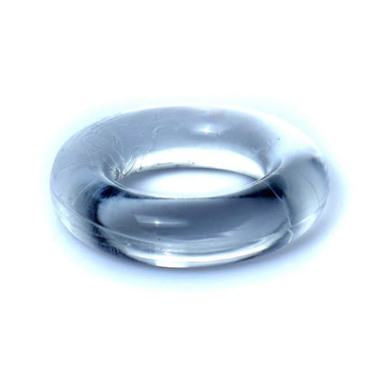 Bossoftoys - 67-00003 - Cockring Flexible - Clear/ Transparant - Outerring dia 4 cm - Innerring dia 2 cm - strong colour blister