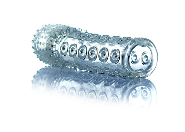 Penis Sleeve Transparant Flexibel Gel - 13,5 cm