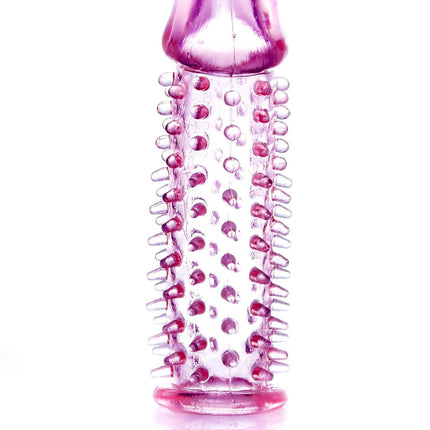 Bossoftoys - 67-00007 - Penis extender - flexible Gel - Penis Sleeve Pink - Lenght 11.8 cm - clear box