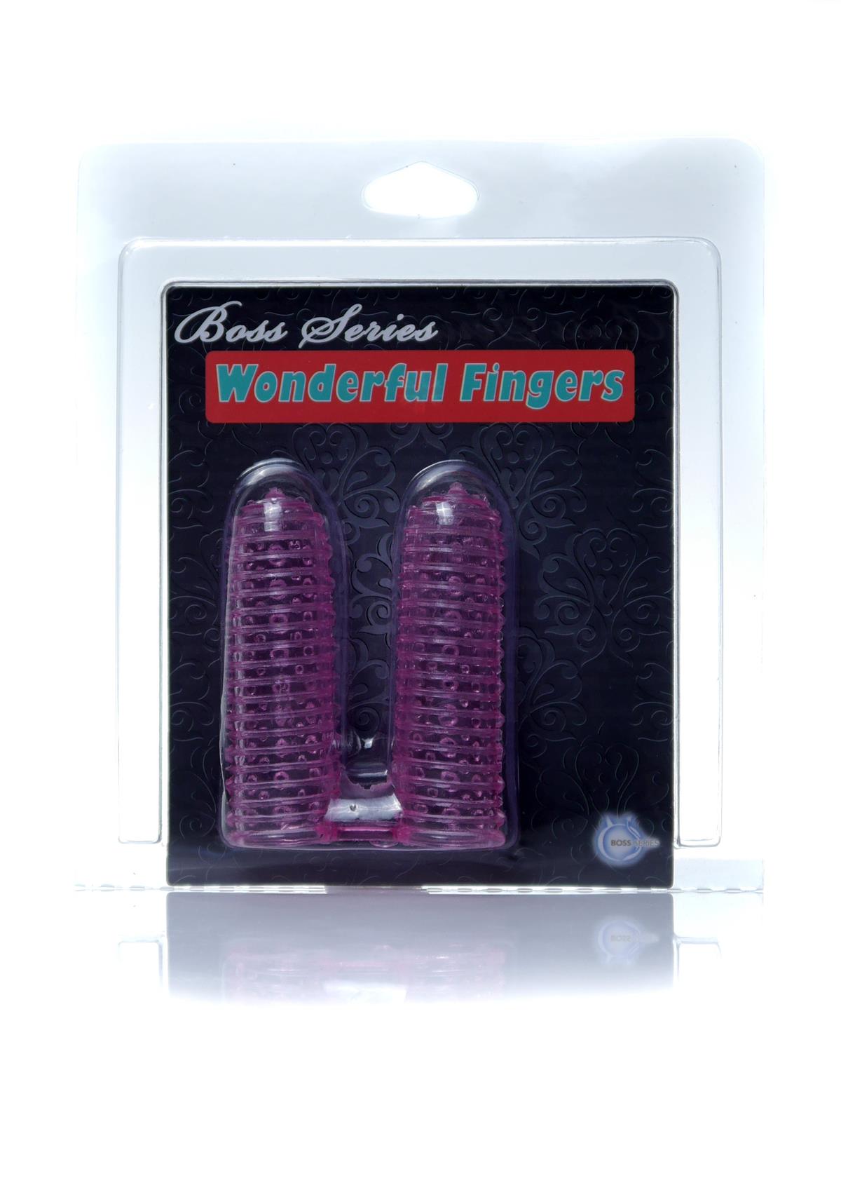 Bossoftoys - 67-00010 - Magic wonderful Fingers - flexibel tpr - Pink - Lenght 7,5 cm - strong blister