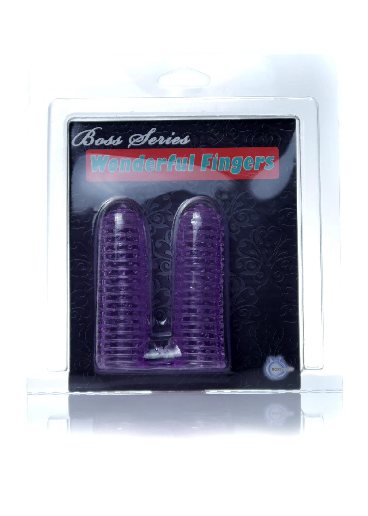 Magic Wonderful Fingers Paars Flexibel TPR - 7,5 cm