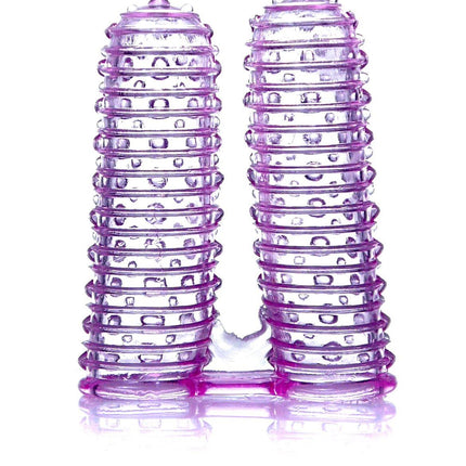 Bossoftoys - 67-00011 - Magic wonderful Fingers - flexibel tpr - Purple - Lenght 7,5 cm - strong blister
