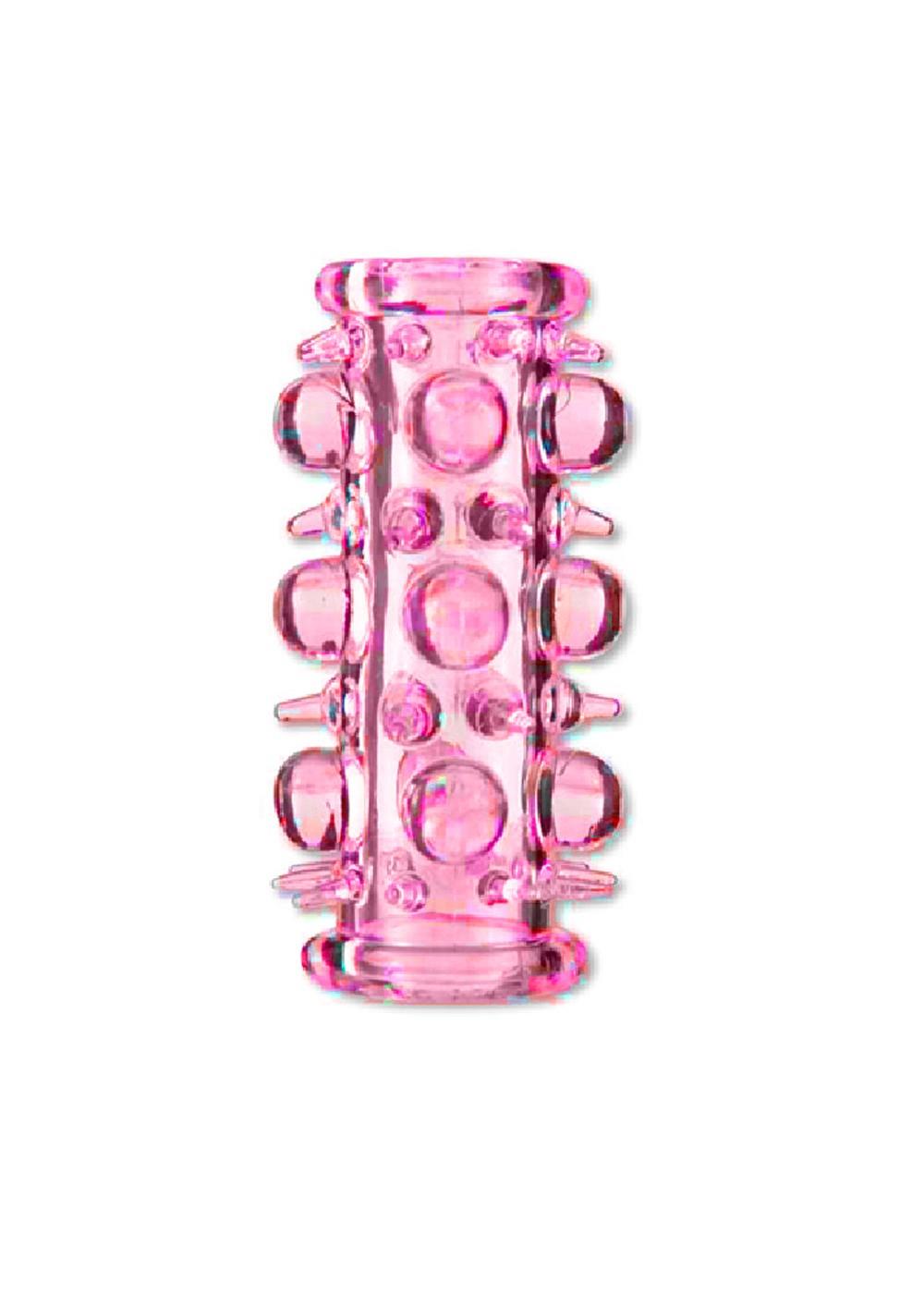 Penissleeve Rekbaar Roze 7 cm