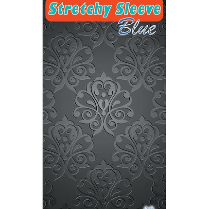 Bossoftoys - 67-00013 - Stretchy Penis Sleeve - Penis Extender - Blue - Lenght 7 cm - clear box with colour card