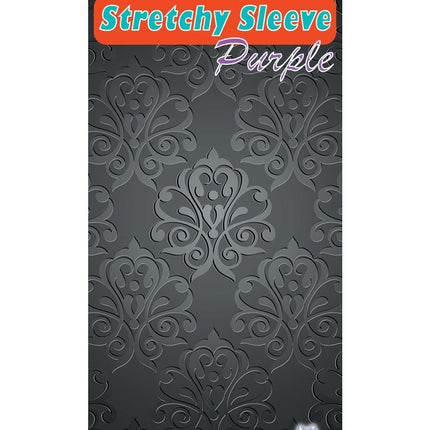 Bossoftoys - 67-00015 - Stretchy Penis Sleeve - Penis Extender - Purple - Lenght 7 cm - clear box with colour card