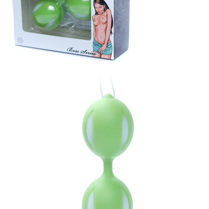 Bossoftoys - 67-00019 - Smart Duo Balls - Duo Kegal ball - Green - Colour box