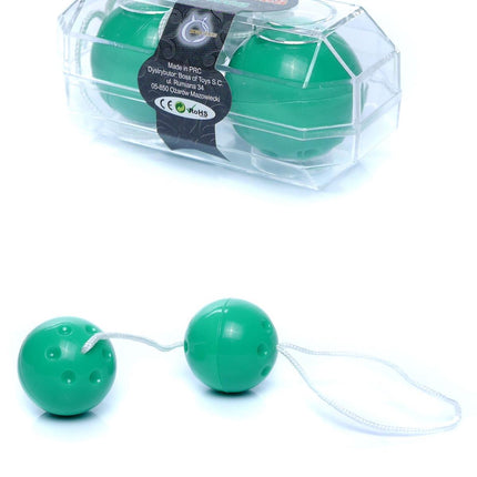 Bossoftoys - 67-00025 - Kulki - Duo-Balls green- Colour box