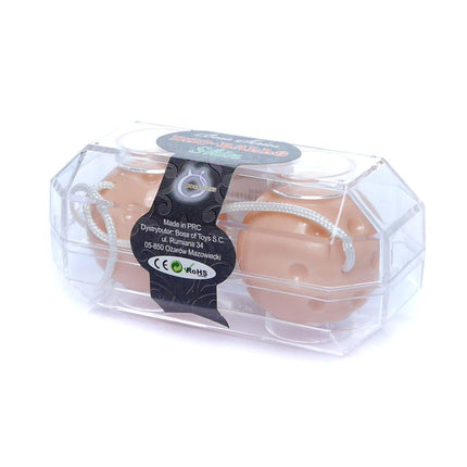 Bossoftoys - 67-00029 - Smart Duo Balls - Duo Kegal ball - Flesh - Colour box