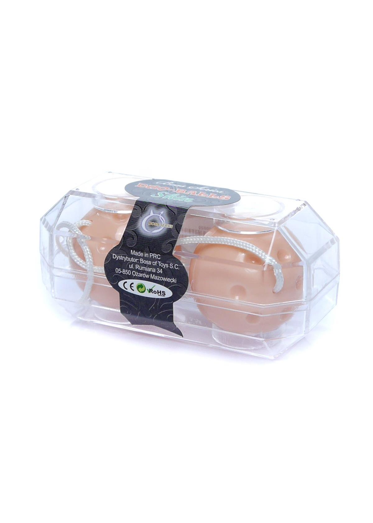 Bossoftoys - 67-00029 - Smart Duo Balls - Duo Kegal ball - Flesh - Color box