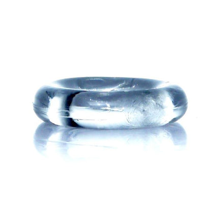 Bossoftoys - 67-00003 - Cockring Flexible - Clear/ Transparant - Outerring dia 4 cm - Innerring dia 2 cm - strong colour blister