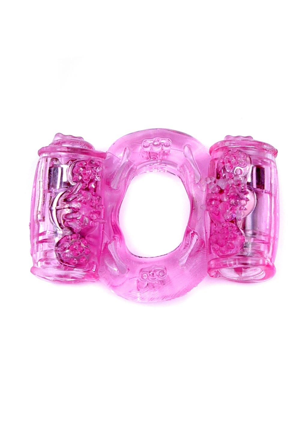 Vibrerende Cockring Roze - 2 motoren