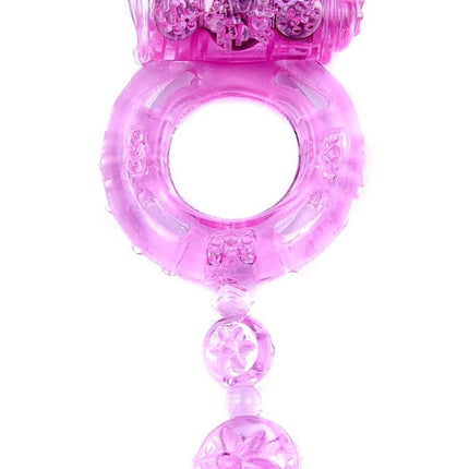 Bossoftoys - 67-00043 - Vibrating Cockring - Pink - batteries included - packed in plastic bag