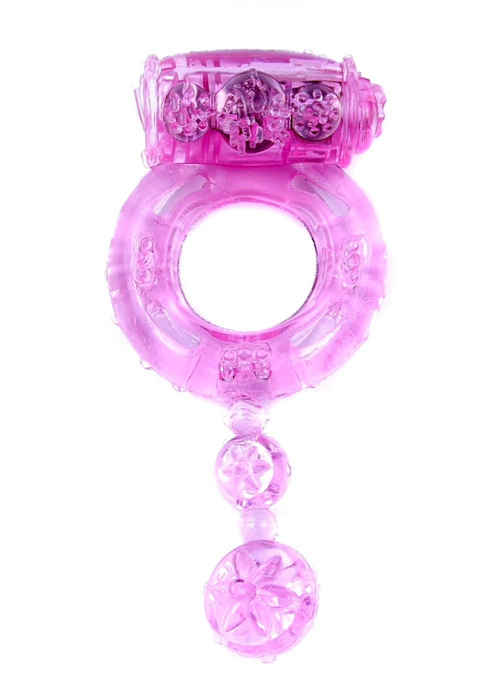 Bossoftoys - 67-00043 - Vibrating Cockring - Pink - batteries included - packed in plastic bag