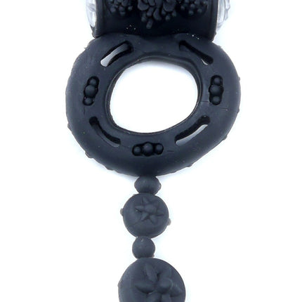 Bossoftoys - 67-00044 - Vibrating Cockring - Black - batteries included - packed in plastic bag