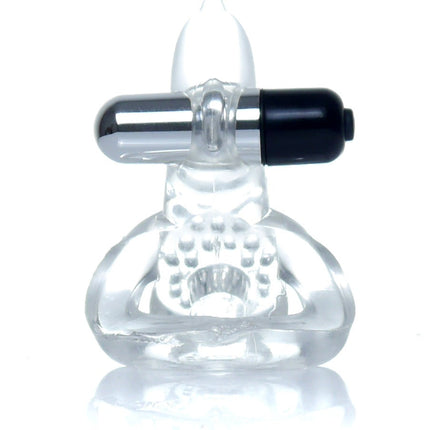 Bossoftoys - 67-00050 - Ring - Dolphin Vibro CockRing - Clear