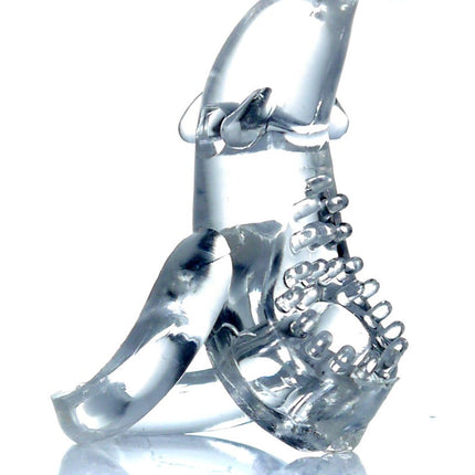 Bossoftoys - 67-00050 - Ring - Dolphin Vibro CockRing - Clear