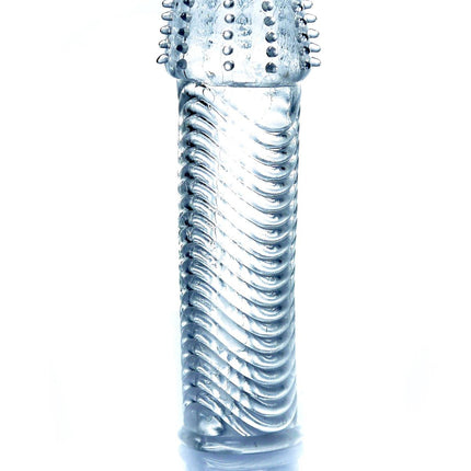 Bossoftoys - 67-00053 - Penis extender - flexible Gel - Penis Sleeve Clear - Lenght 14 cm - clear box