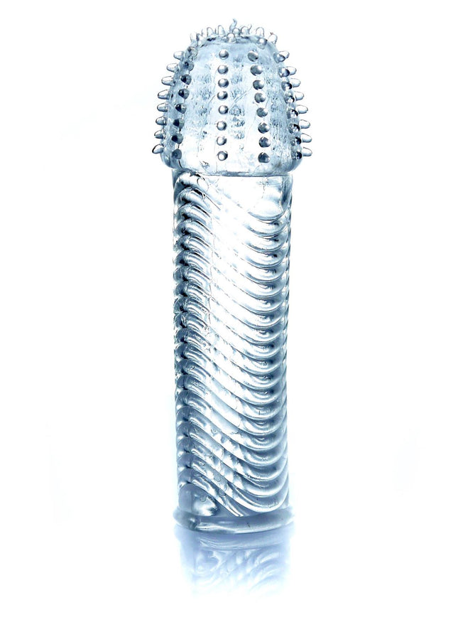 Bossoftoys - 67-00053 - Penis extender - flexibel Gel - Penis Sleeve Clear - Lenght 14 cm - clear box