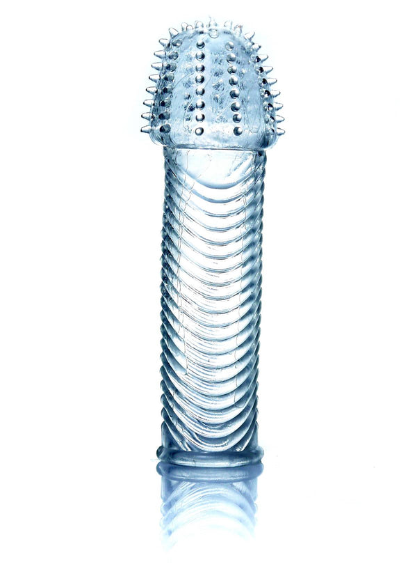 Penis Sleeve Transparant Flexibel Gel - 14 cm