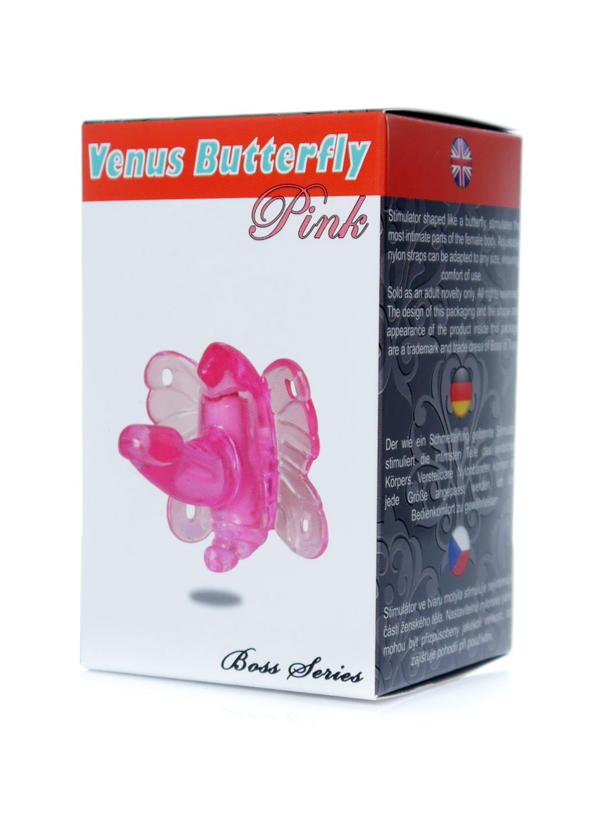 Venus Butterfly Clitorisstimulator Roze