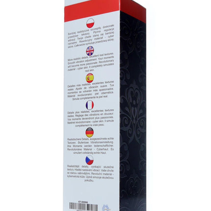 Bossoftoys - 67-00066 - Real Skin - Realistic vibrator - Flesh - 22 m- Dia 4 cm - Multispeed6