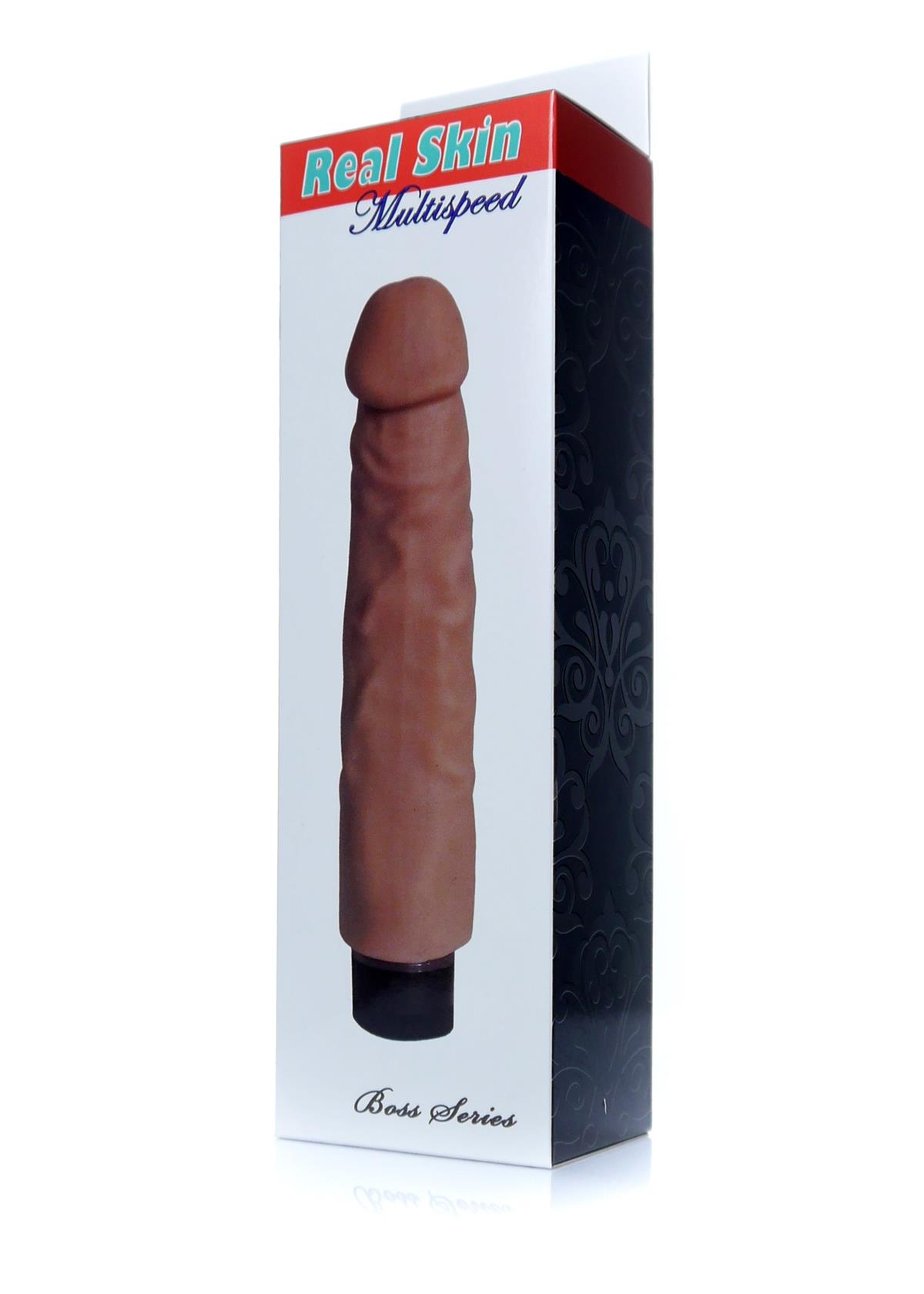 Bossoftoys - 67-00067 - Real Skin - Realistic vibrator - Flesh - 23 m - Dia 4 cm - Multispeed