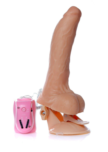 Bossoftoys - 67-00077 - Vibrator - Mr. Perfect - Rotating &amp; Vibration - 12 Functions - 15 CM - Flesh