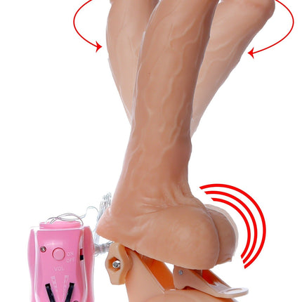 Bossoftoys - 67-00077 - Vibrator - Mr. Perfect - Rotating & Vibration - 12 Functions - 15 CM - Flesh