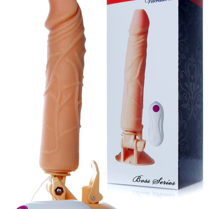 Bossoftoys - 67-00079 - Vibrator - Mr. Perfect - Vibration - 12 Functions - 24.5 CM - Flesh