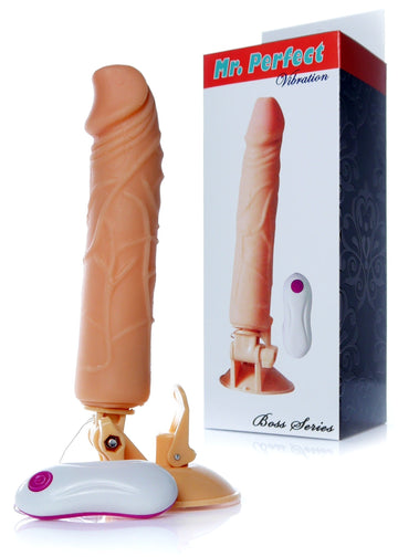 Mr. Perfect Vibrator Huidkleur 24,5 cm - 12 functies