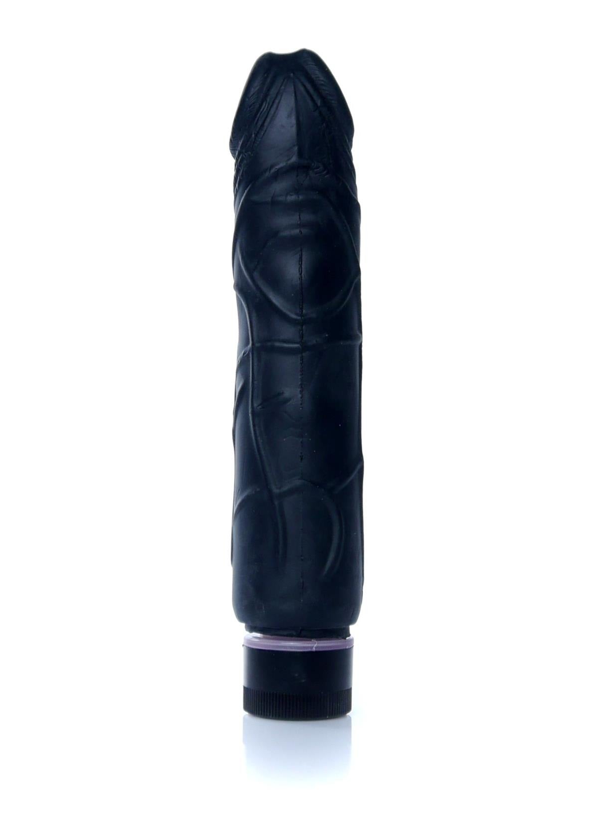 Bossoftoys - 67-00072 - Real Skin - Realistic vibrator - Black - 22 m - Dia 4 cm - Multispeed