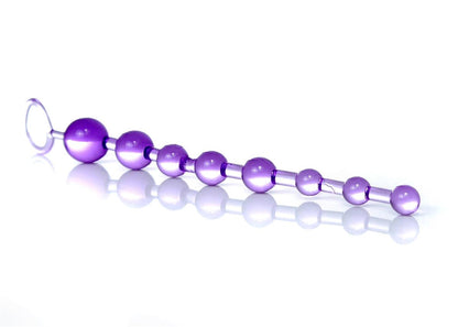 Bossoftoys - 67-00085 - Juicy jelly Anal Beads - Extra Long length - Purple- 29 m- Dia 1,2 cm  / 2,8 cm