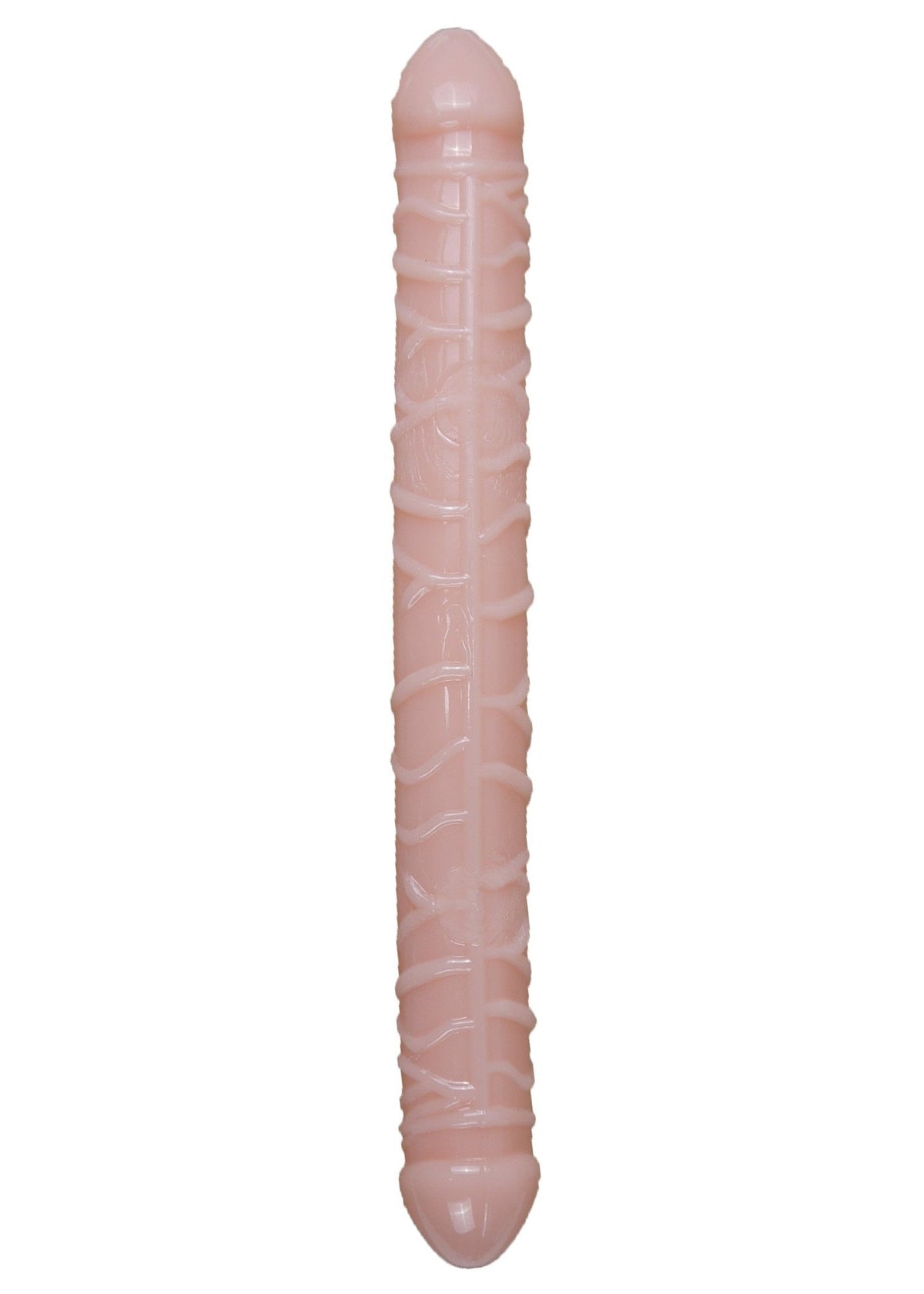 Dubbele Dildo Flexibel Huidskleur