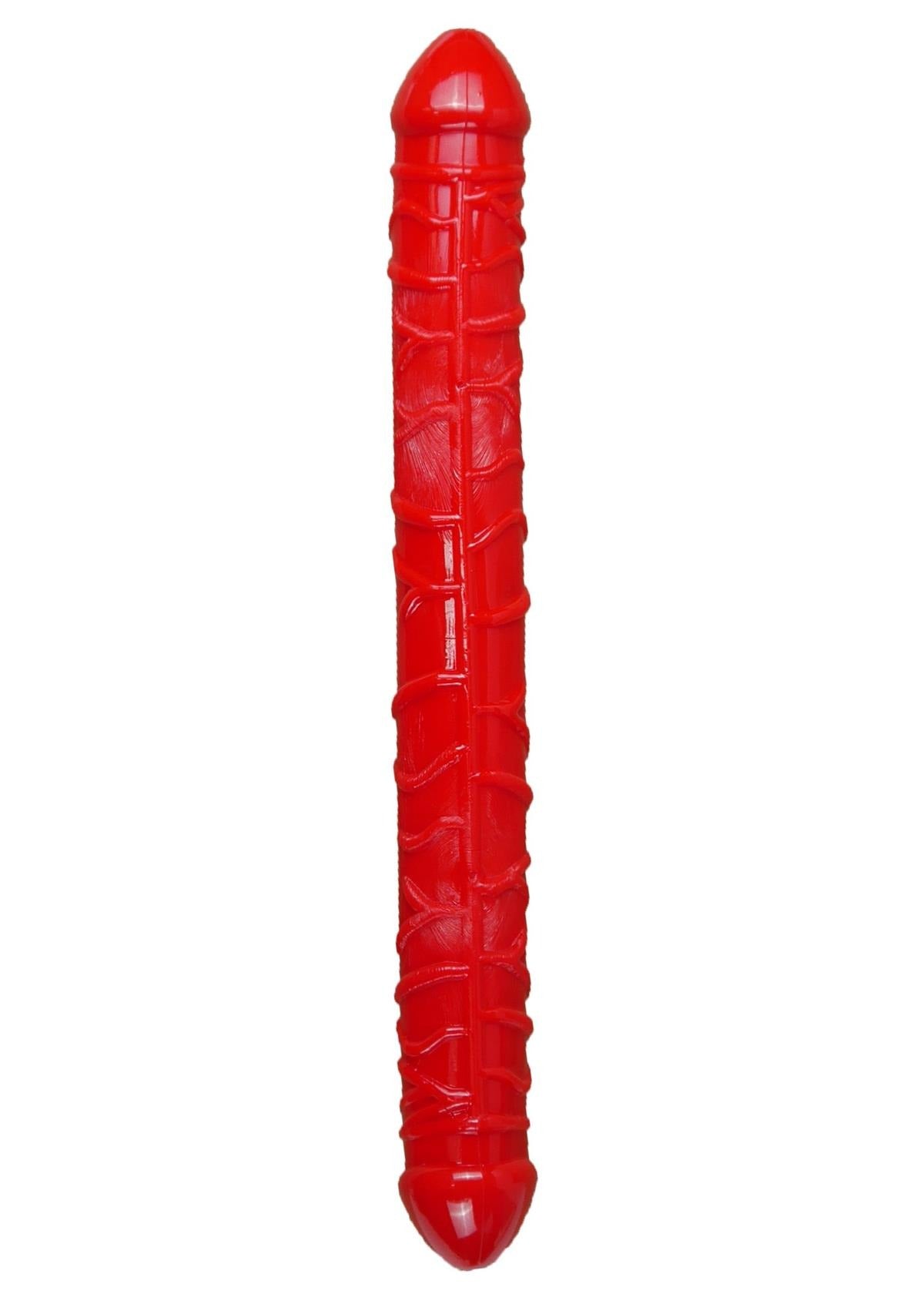 Doppeldildo Rot – 33,5 cm – Extra Large