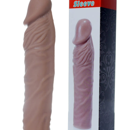 Bossoftoys - 67-00097 - Perfect Sleeve Mulatto - Penis extender - Lenght 18,5 cm / dia 4 cm - colour box - Flesh