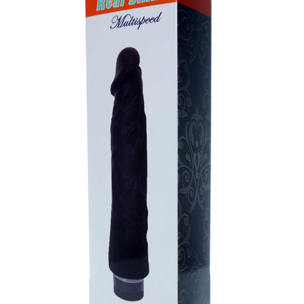 Bossoftoys - 67-00099 - Real Skin - Realistic vibrator - Black - 22 m- Dia 4 cm - Multispeed