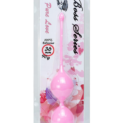 Bossoftoys - 75-0004 - Silicone Kegel Balls - 29 mm 90g Pink - 75-00004 - strong blister