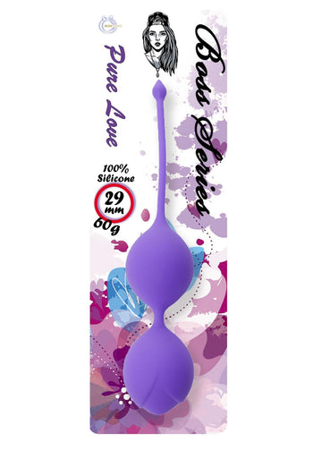 Kegelballen Siliconen Paars 16,5 cm - 60 g