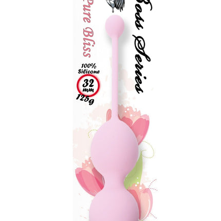 Bossoftoys - 75-00010 - Silicone Kegel Balls - length 16,5 cm - width  32mm  - 126g - Purple - strong blister