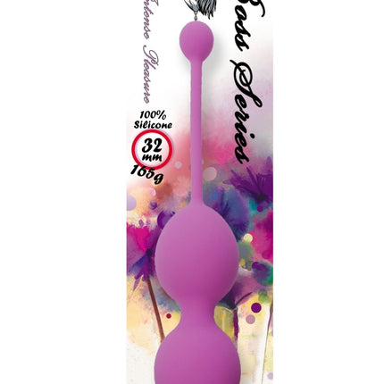 Bossoftoys - 75-00112 - Silicone Kegel Balls - length 16,5 cm - width  32mm  - 165g - Pink - strong blister