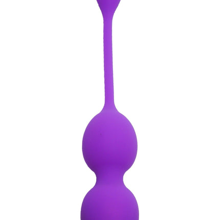 Bossoftoys - 75-00114 - Silicone Kegel Balls - length 16.5 cm - width 32mm - 80g - 10 functions - Purple - strong blister