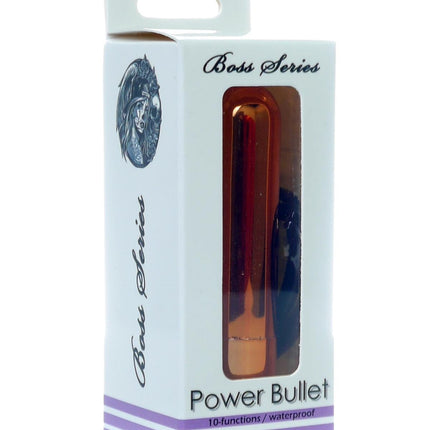 Bossoftoys Rechargeable 9 CM Bullet Gold - 10 Speed - 78-00005 - attractive Colour box
