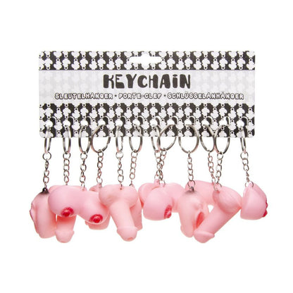 Kinky Pleasure Keychain - Funny and Unique Accessory Dick Vagina &amp; Breasts