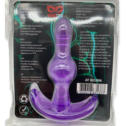 Argus T-Plug Mini Paars - Verpakt in Sterke Blister - AT 001096